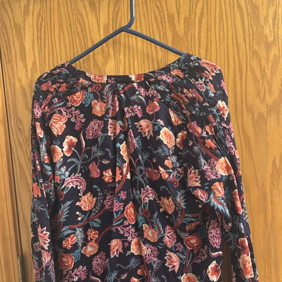 Lucky brand long sleeve floral shirt size large - Picture 4 of 5